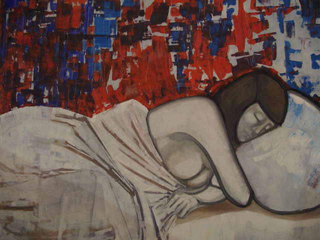 Crolla parte del soffitto mentre dorme