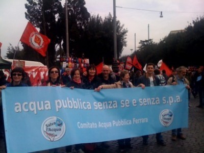Acqua pubblica: i se e i ma