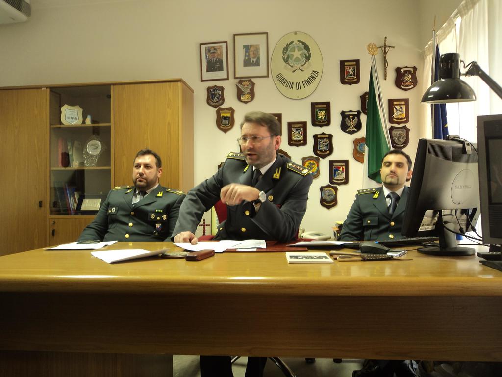 La guardia di finanza fa i conti al 2012