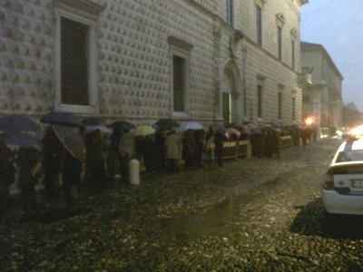 Taglio del nastro ai Diamanti per Michelangelo Antonioni