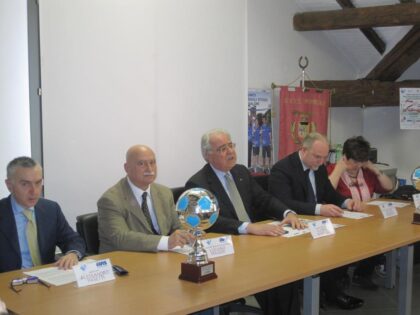 Nella foto, da sinistra: Pasetti, Masieri, Ghinelli, Mazzoni e Pareschi