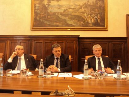 Da sinistra: Manuzzi, Lenzi, Forin