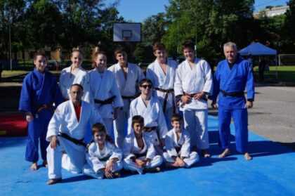 I judoka della P.G.F. che hanno preso parte alla manifestazione.