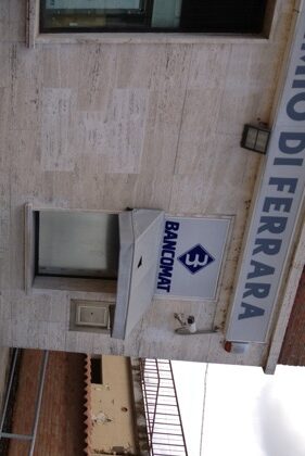 Il bancomat ora fuori uso a Serravalle