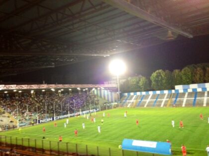 Spal-Monza e grande tifo in Curva Ovest (foto di F.Pansini)