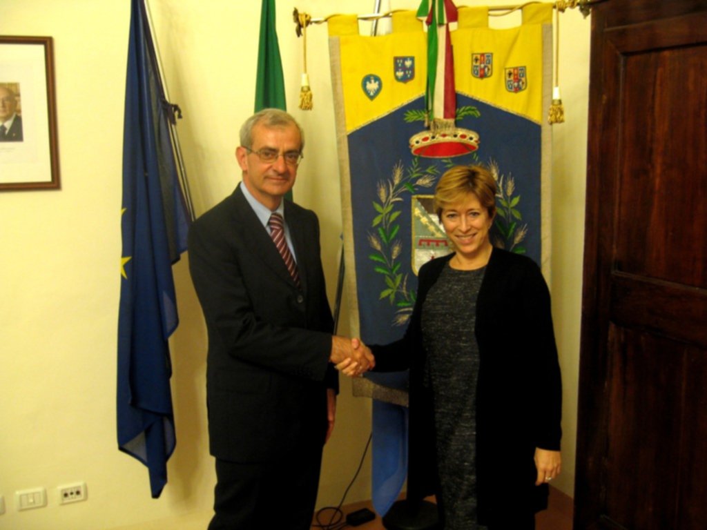 Il prefetto Tortora in visita a Provincia e Comune