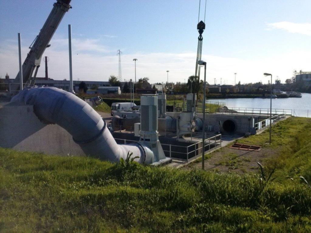 Nuovo impianto sul Po contro il rischio idraulico