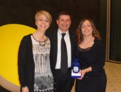 Da sinistra Silvia Vertuani, Stefano Manfredini e Emanuela Scalambra