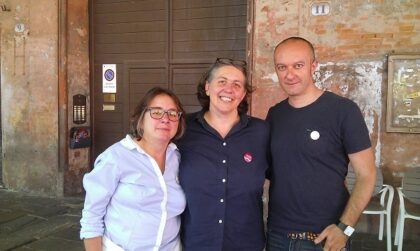 Da sinistra: Chiara Bonora, Camilla Seibezzi e Massimiliano De Giovanni