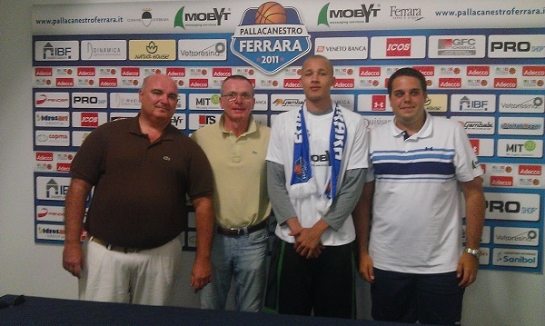 Mobyt, Troy Huff è approdato a Ferrara