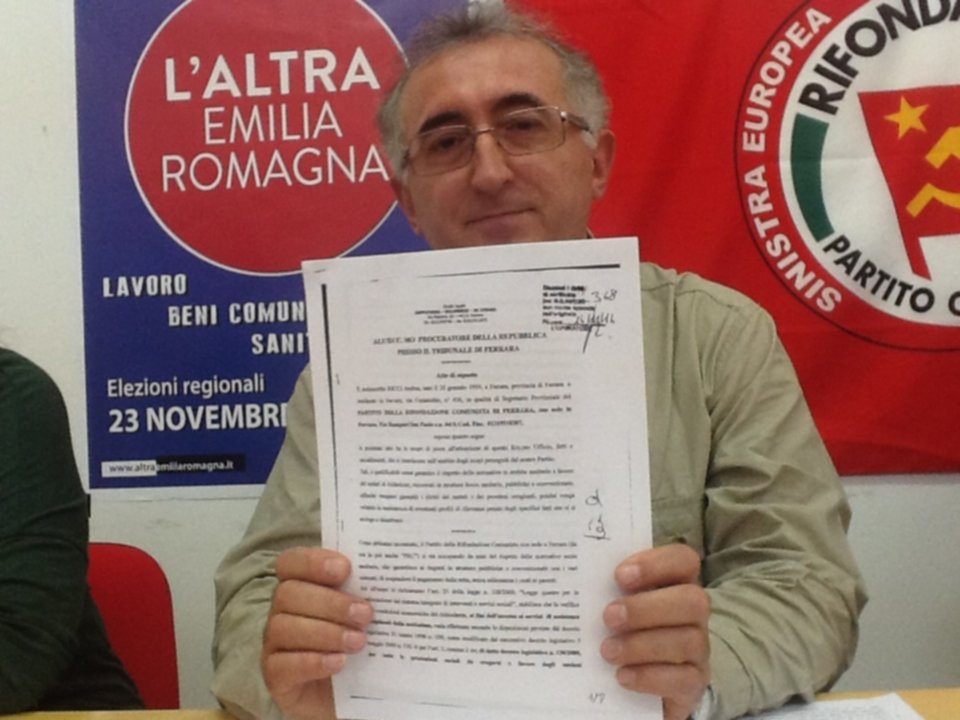 Esposto del Prc: “Nessuna informazione ai ricoverati”