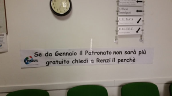 “I tagli ai patronati vanno contro i più deboli”