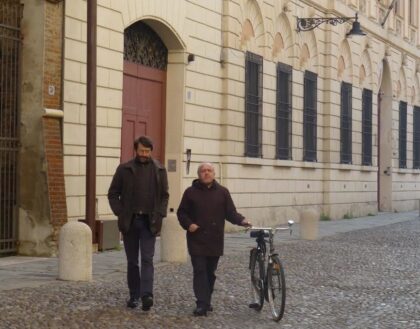 Il ministro Dario Franceschini assieme al sindaco Tiziano Tagliani