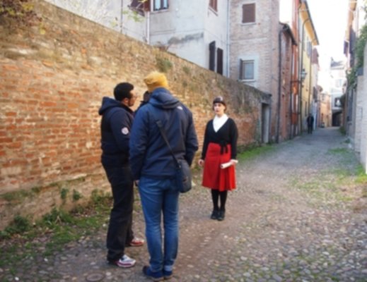 La Liberazione davanti alla macchina da presa