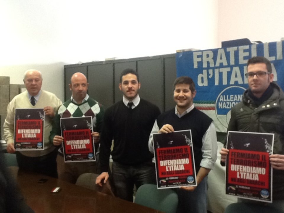 FdI: “Stop agli sbarchi fino alla sconfitta dell’Isis”