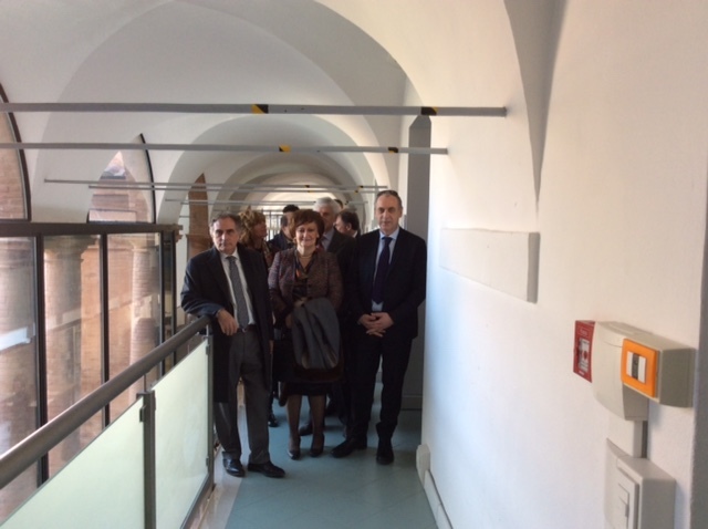 La delegazione del Csm tra i corridoi della procura