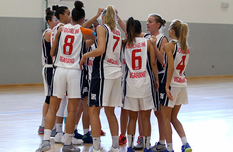 Basket, Vigarano a metà della preparazione