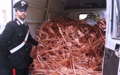 Furti di rame, allarme per la rete elettrica: in Prefettura un piano contro le incursioni