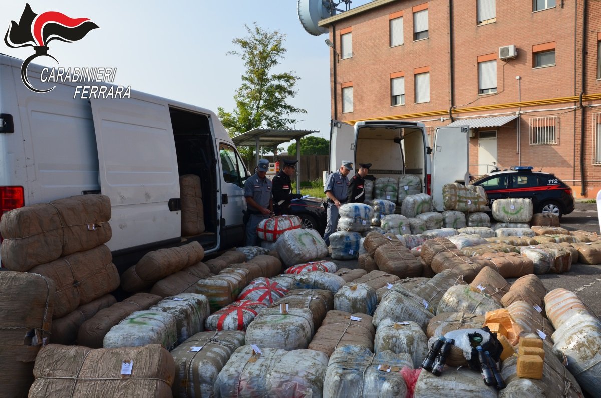 Dall’Albania a Ferrara, la rotta del maxi traffico di droga