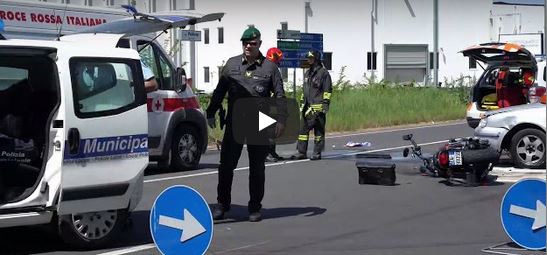 incidente via padova per video