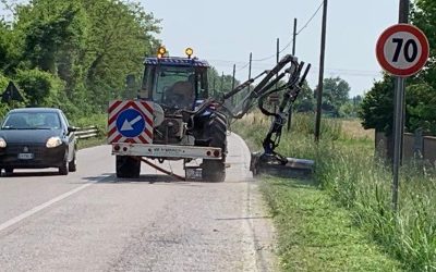 Sfalci in corso nelle aree pubbliche
