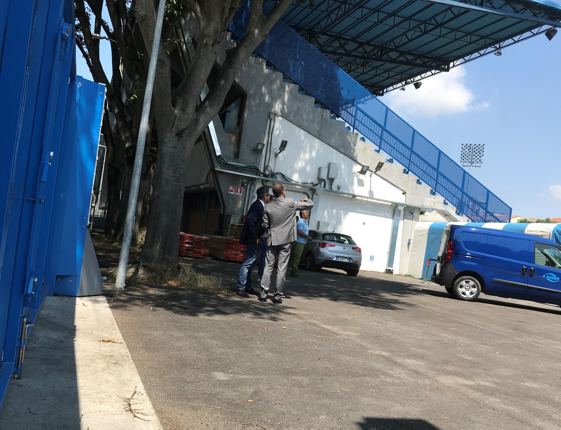 Stadio Mazza, due ore di sopralluogo prima delle verifiche strutturali