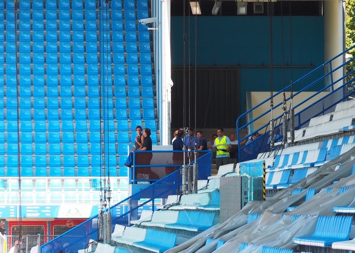 Partiti i controlli allo Stadio Mazza: nel fine settimana il responso sulla tribuna nord