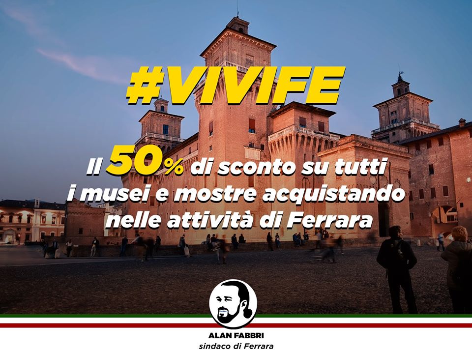 Contro gli effetti del coronavirus sconti sui musei per chi fa acquisti a Ferrara