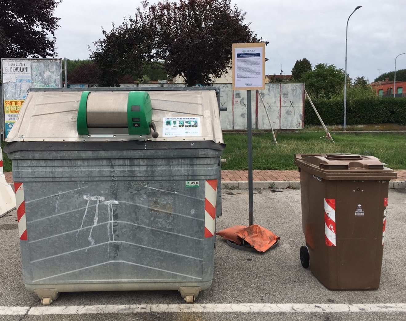 clara ecomoduli rifiuti cento