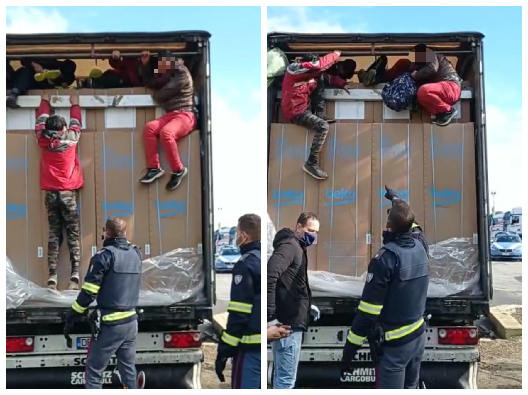 migranti camion