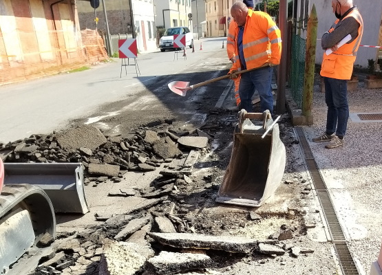 Lavori di manutenzione alla rete idrica, modifiche alla viabilità