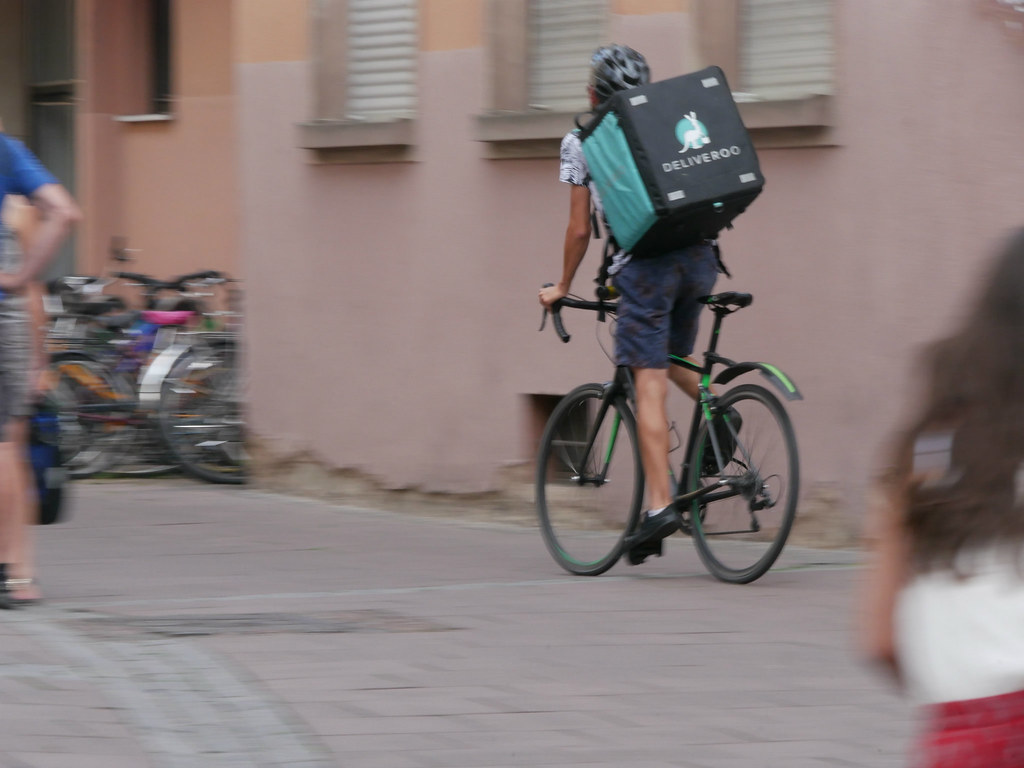 "Deliveroo" by Rue89 Strasbourg is licensed under CC BY-SA 2.0