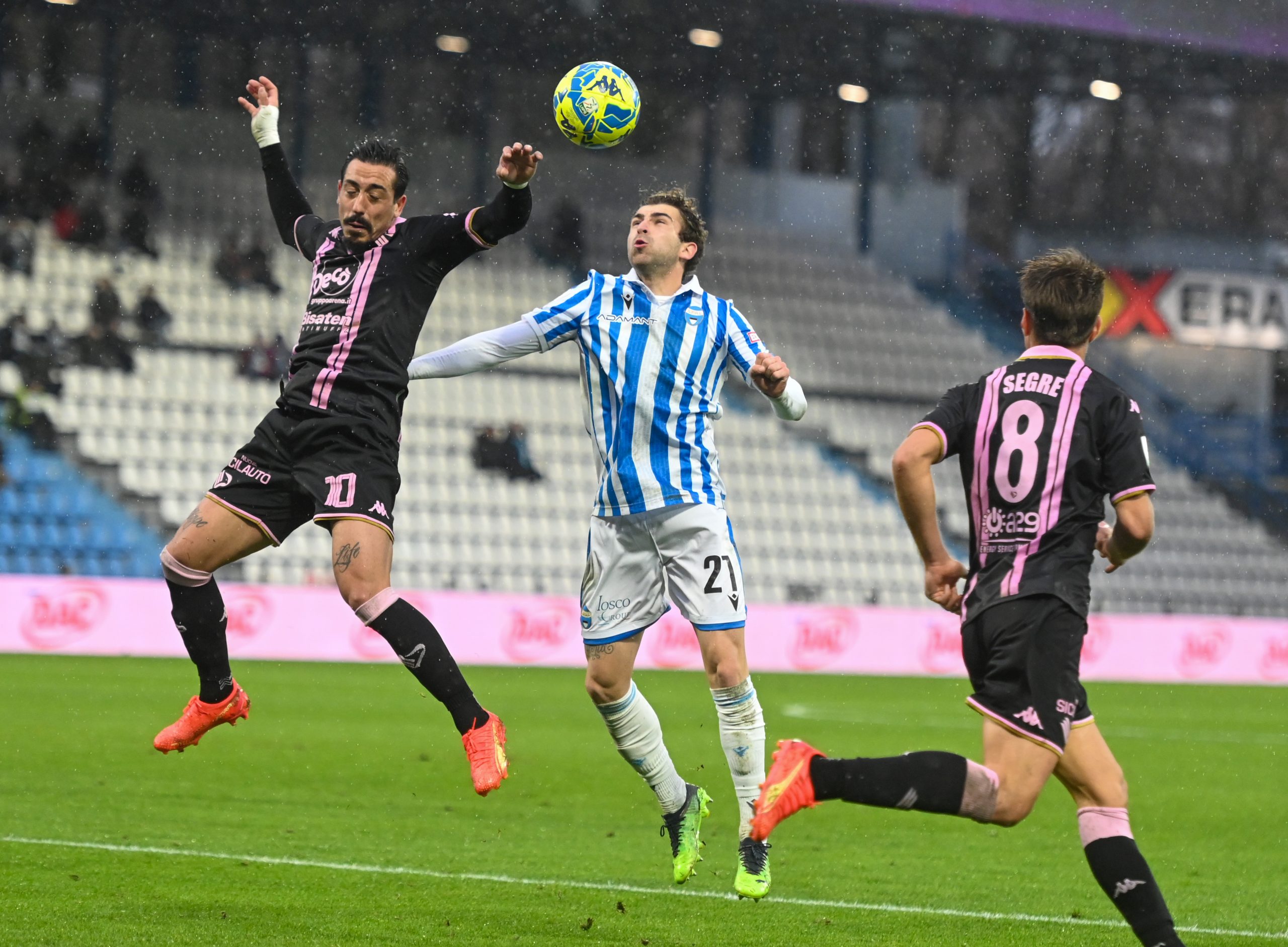 Spal-Palermo, le pagelle. Meccariello in versione centravanti, bene anche Celia