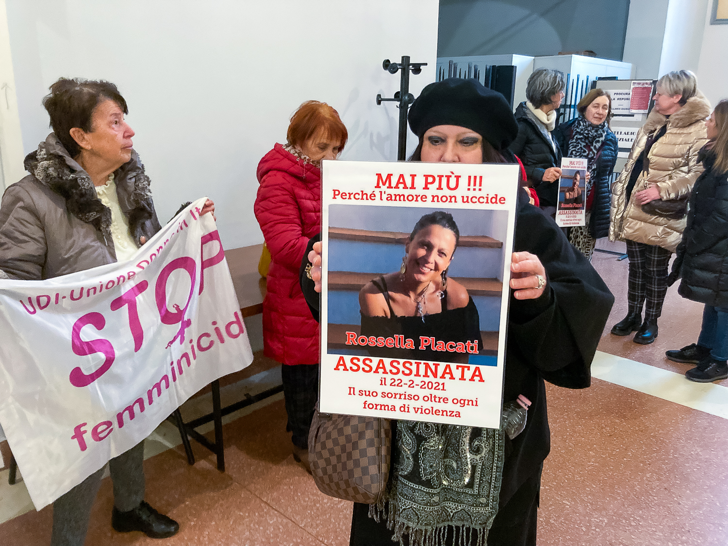 Processo Placati. Le amiche, l’Udi e il Comune di Bondeno in tribunale “per Rossella”