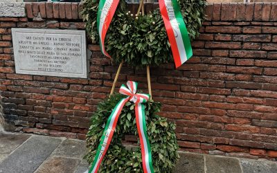 Ritrovata la corona d’alloro per i martiri del Castello