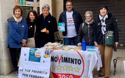 Ferrara, tre giorni di mobilitazione del Movimento 5 Stelle
