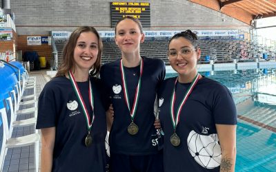 Nuoto artistico. Bronzo ai campionati nazionali per tre master ferraresi