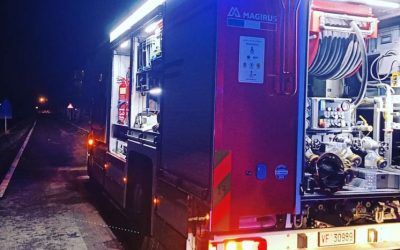Principio d’incendio alla Manifattura Berluti di Gaibanella