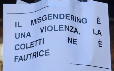 Volantini contro l’assessore Coletti. I collettivi: “Eccoci, siamo le ignote”