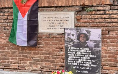 Rete per la Pace riporta Anas al Sharif in corso Martiri
