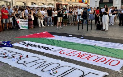 Un presidio per assegnare il Nobel per la pace ai bambini e alle bambine di Gaza