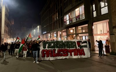 Ferrara per la Palestina: “Dalla Giunta solo doppi standard e slogan beceri”