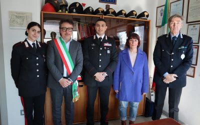 4 Novembre, sindaco in visita alle caserme dei Carabinieri di Bondeno, Burana e Forestali