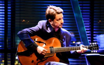 Lage Lund al Jazz Cub accompagnato da Orlando le Fleming e Jeff Ballard