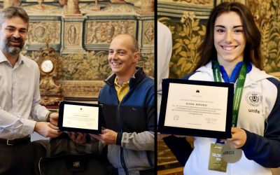 Ferrara celebra il talento sportivo di Simone Di Sabato ed Elena Roversi