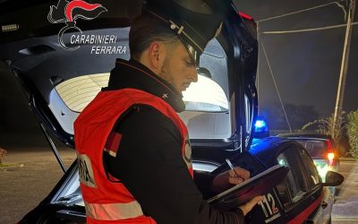 Copparo, controlli ‘ad alto impatto’ dei carabinieri: tre denunciati