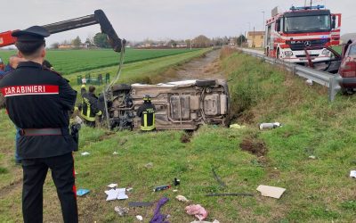 Auto colpisce furgone che travolge e uccide il 71enne Volturno Guitti