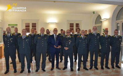 Gdf Ferrara: visita di commiato del procuratore della Repubblica