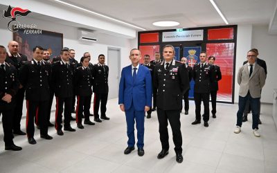 Il questore Calabrese lascia Ferrara. Lo salutano anche i carabinieri