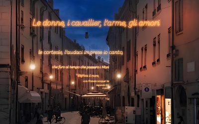 I versi dell’Orlando Furioso accendono via Mazzini